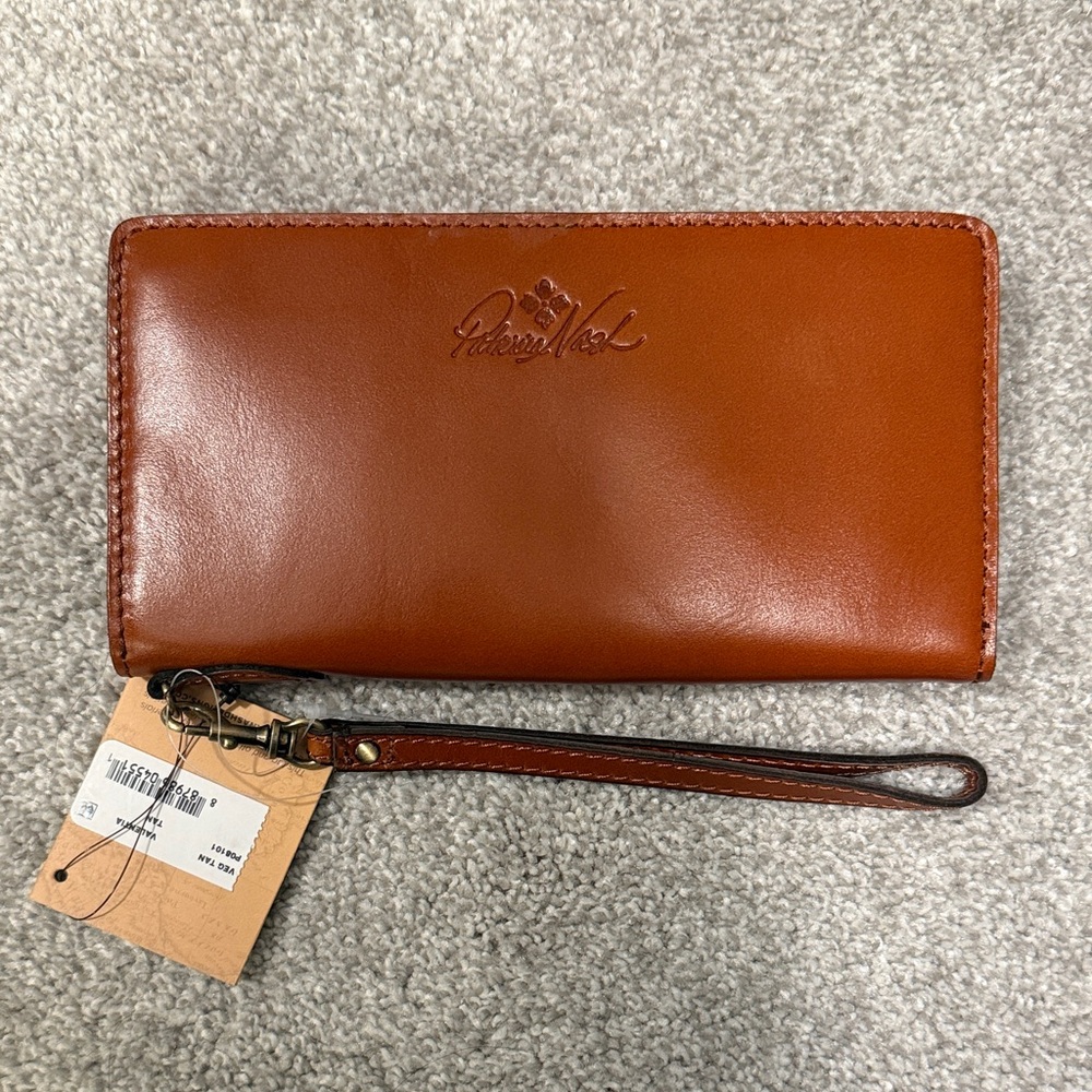 Brown Leather womens Wallet